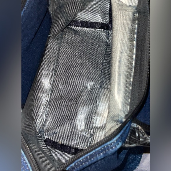 Y2K Brighton Denim Satchel Tote Shoulder Bag - Picture 13 of 15